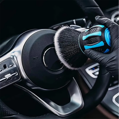 Car Detailing Brush Set - Soft Bristle Interior Cleaning Tool for Dashboard, Air Vents & Display Screen, Non-Slip Handle